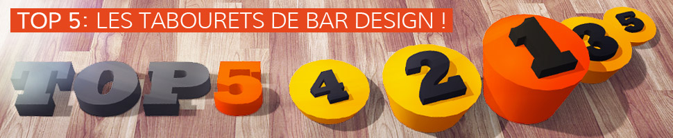 Top 5 : Les tabourets de bar design