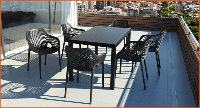 Chaises et tabourets pour exterieur - Alterego