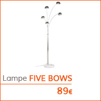 Coin déco - Lampadaire FIVE BOWS