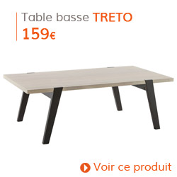 Decoration Scandinave - Table basse TRETO