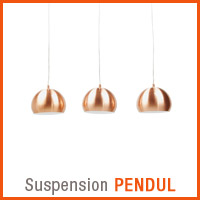 Suspension PENDUL couleur cuivre - Nouveaute Alterego