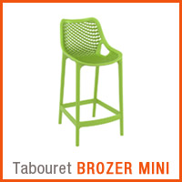 Meuble de jardin Alterego - Tabouret BROZER MINI