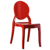 Chaise ELIZA rouge - Alterego Design