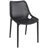 Chaise d'exterieur BLOW noire - Alterego Design