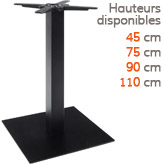 Gamme de pied de table NERO - Alterego Design