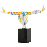 Statue déco WISE multicolore - Alterego Design