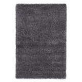 Tapis design CAVA à poils longs gris - Alterego Design