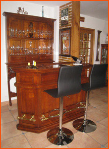 Bar de salon rustique - Alterego Design